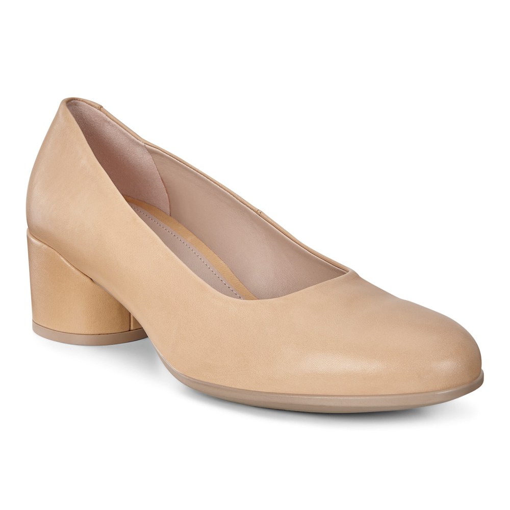 Pumps Mujer - ECCO Shape 35 Mod Block - Beige - MYQ096714